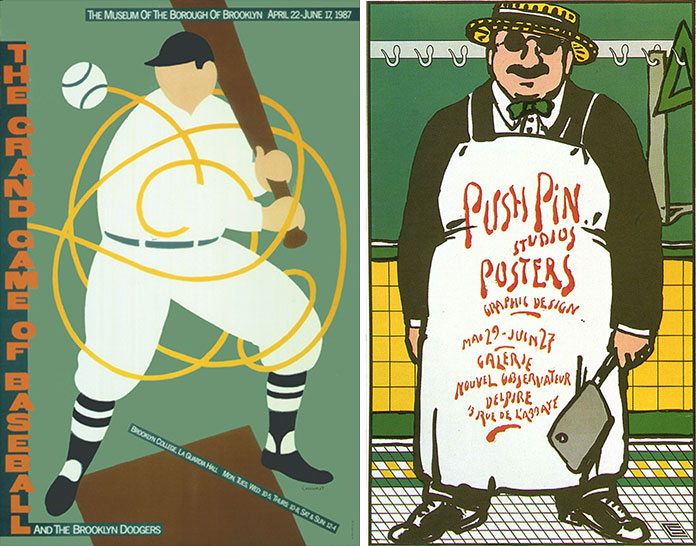 seymour-chwast-affiches-the-grand-game-of-baseball-push-pin-studio-posters