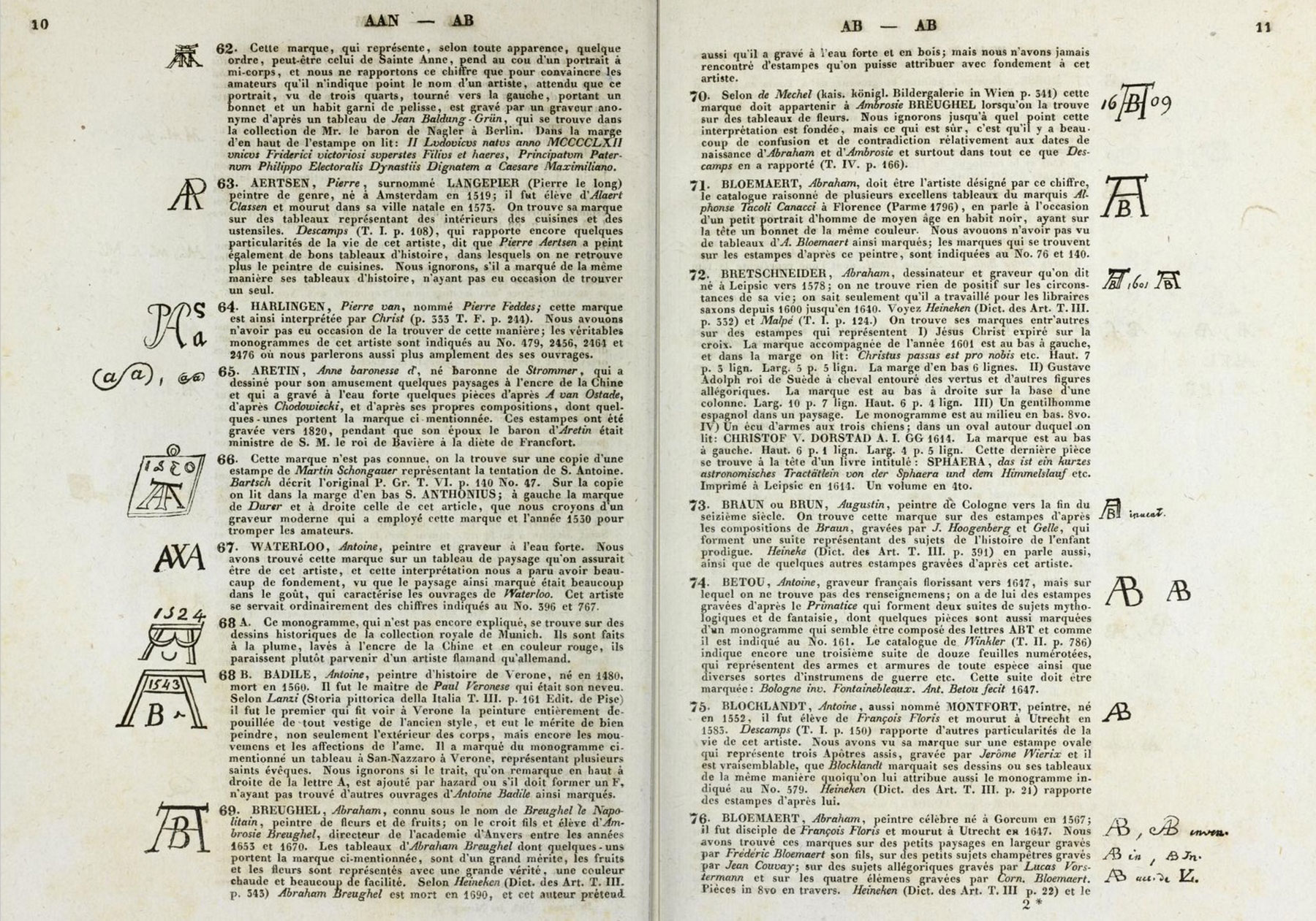 Dictionnaire des monogrammes – 1832