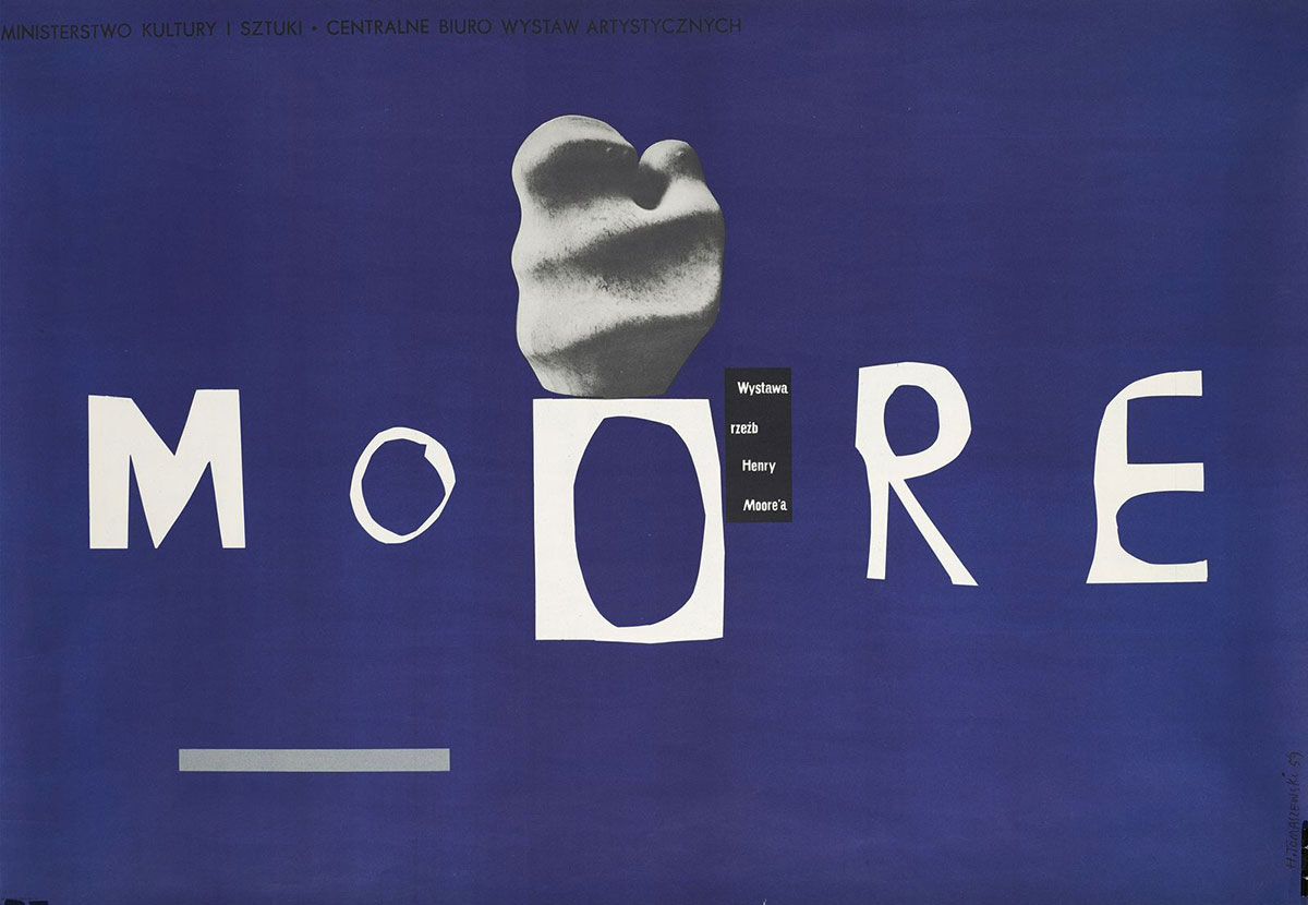 Henryk-Tomaszewski-affiche-Moore-1959