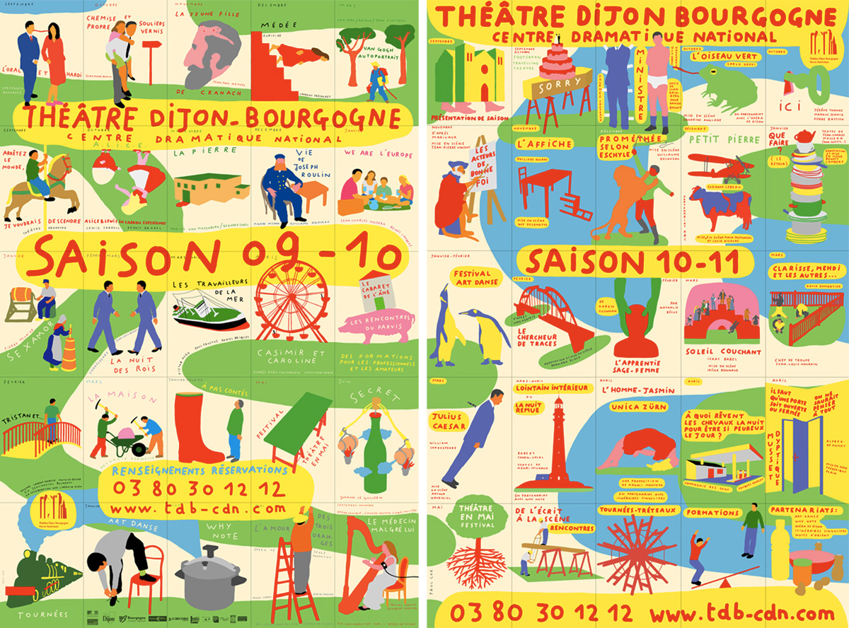 Paul-Cox-affiches-theatre-dijon-bourgogne-saison-2009-2010