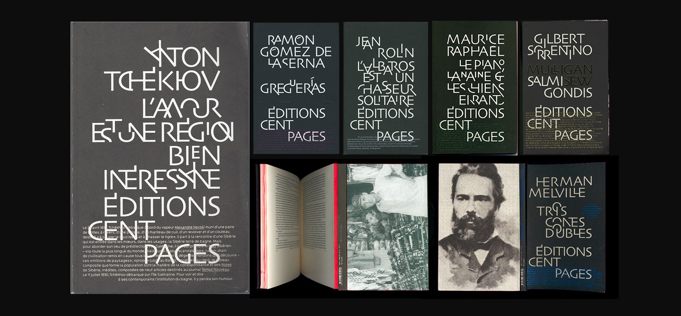 Philippe-Millot-et-des-editions-Cent-pages-couvertures-index-grafik
