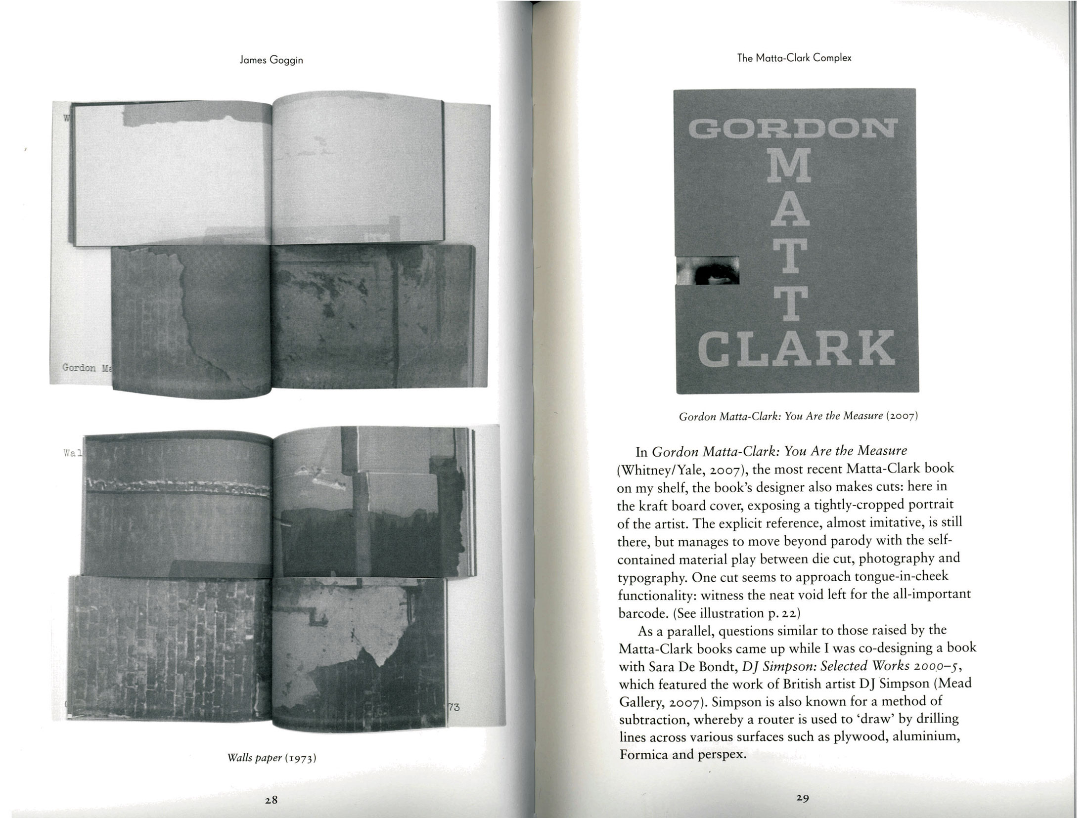The Matta-Clark Complex – James Goggin