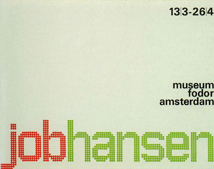 Wim-Crouwel-affiche-Job-Hansen-1964