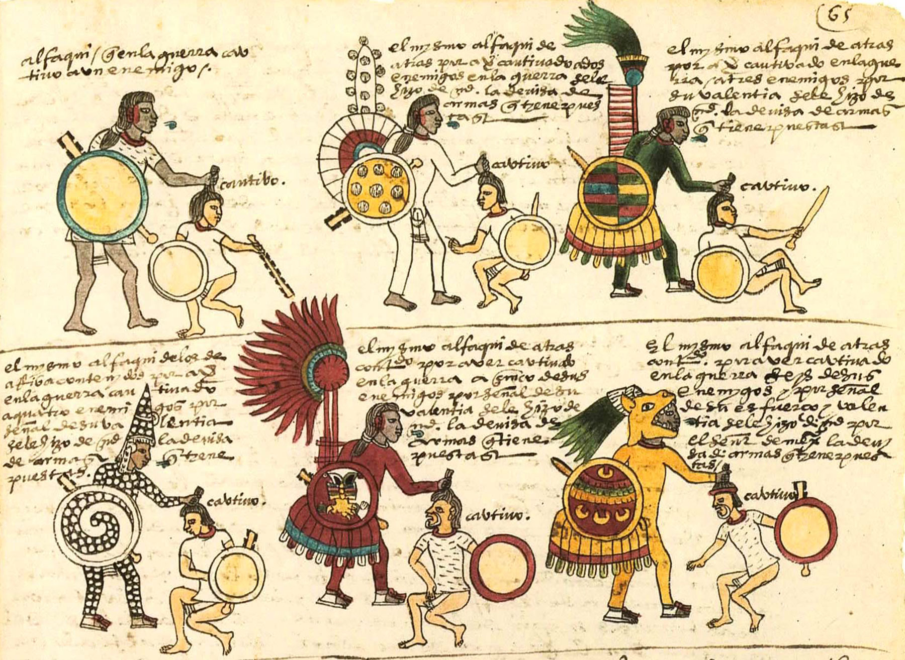Le Codex Mendoza – 1542