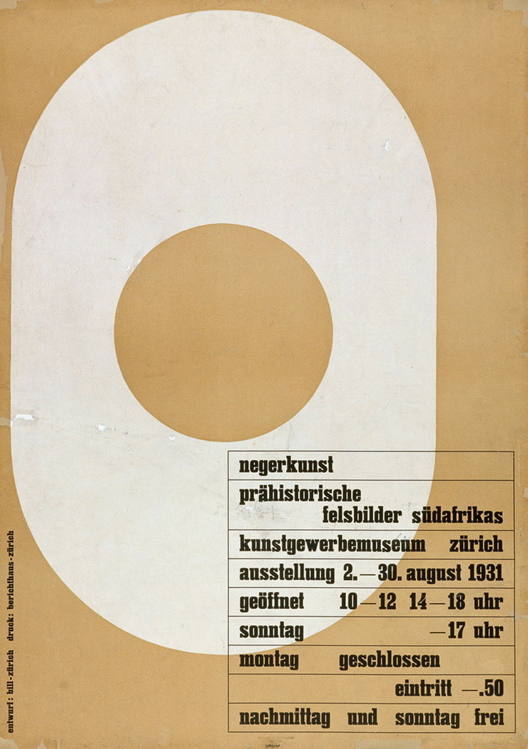 max-bill-affiche-Negerkunst-1931